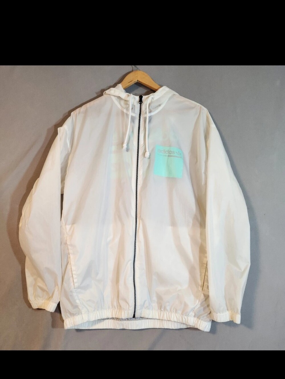 Adidas Built For Purpose 2.65 oz Hoodie Jacket With Mint Lettering Spell Out